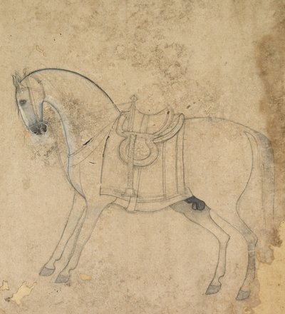 Osedlý kůň od Unknown artist