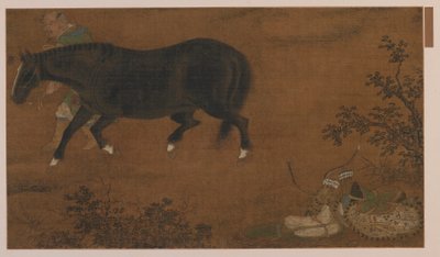 Tatar, jeho kůň a vybavení od Unknown artist