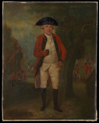 Portrét generálmajora námořní pěchoty Arthura Tookera Collinse v plné uniformě. od Unknown artist