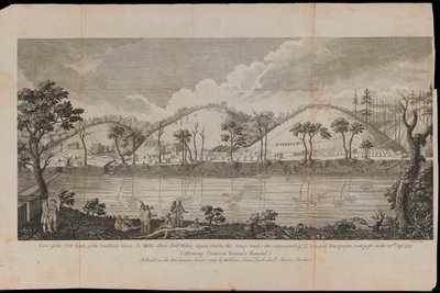 Pohled na řeku Hudson poblíž Stillwater v severní části státu New York od Unknown artist