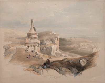 Absolonův sloup, údolí Jozafat od Unknown artist