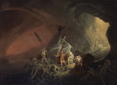 Aeneas a Sibyla od Unknown artist