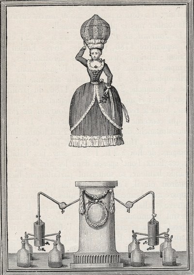 Aerostatická figura – „Aerian Nymph“ bratrů Enslenových (Christian Gottfried od Unknown artist