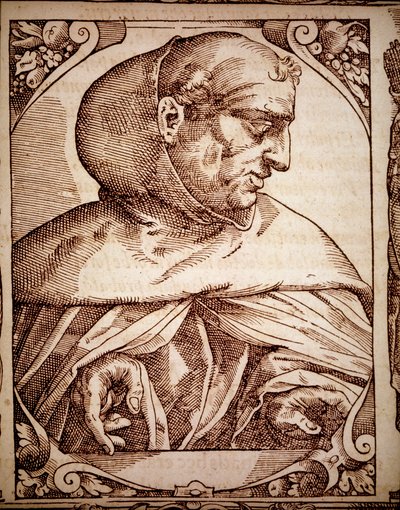 Albert Veliký v "Elogia Illustrium Virorum" od Unknown artist