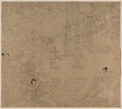 Album taoistických a buddhistických témat: Kings of Hells: Leaf 32 od Unknown artist