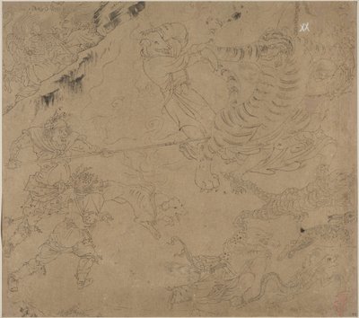 Album taoistických a buddhistických témat: Search the Mountain: Leaf 44 od Unknown artist