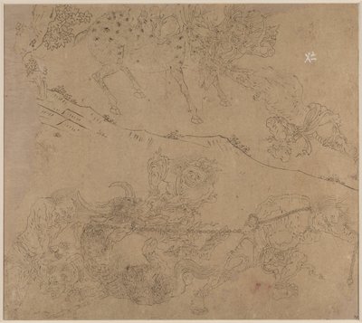 Album taoistických a buddhistických témat: Search the Mountain: Leaf 47 od Unknown artist