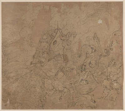 Album taoistických a buddhistických témat: Search the Mountain: Leaf 49 od Unknown artist
