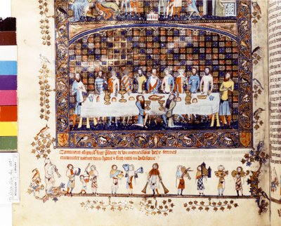 Alexandrova cesta do rajské zahrady, kolem roku 1400 (miniatura) od Unknown artist