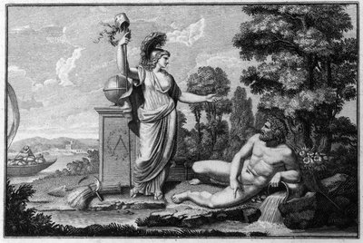 Alegorie Cisalpinské republiky (Cisalpina) vytvořená Napoleonem Bonapartem dne 27. 6. 1797 podle francouzského vzoru v Itálii, která se v roce 1802 stala Italskou republikou. Jsou zde zastoupeny symboly Francouzské republiky. Gravírování Museo del risorgim od Unknown artist
