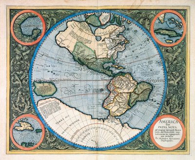 America nebo India Nova, z "Atlas" od Unknown artist