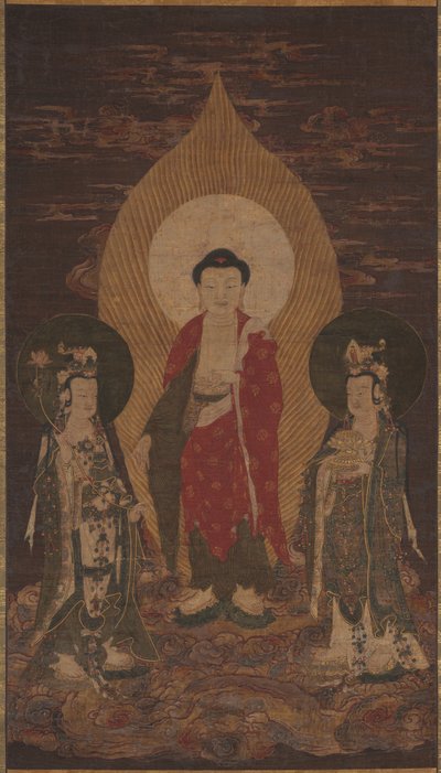 Amitābha Triáda od Unknown artist