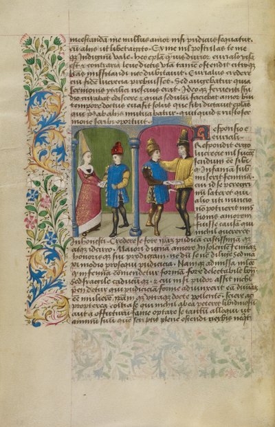 Výměna dopisů mezi Euryalem a Lukrécií od Unknown artist