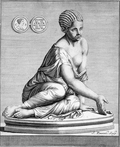 Starověká hra: osselets. od Unknown artist