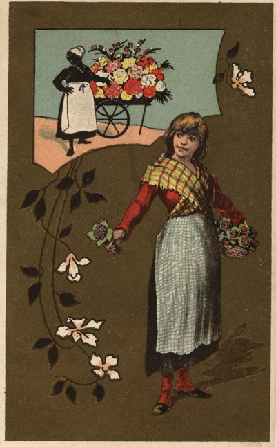 Anonymní chromolitografie, konec 19. století. od Unknown artist