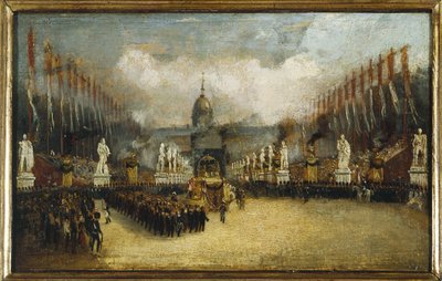 Přivezení Napoleonova popela na Invalidovnu, 15. prosinec od Unknown artist