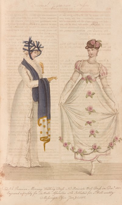 Podzimní pařížské šaty od Unknown artist
