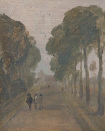 Avenue s figurami od Unknown artist