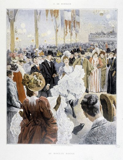 Ples v Moulin Rouge – v „Paris Illustré““ od Unknown artist