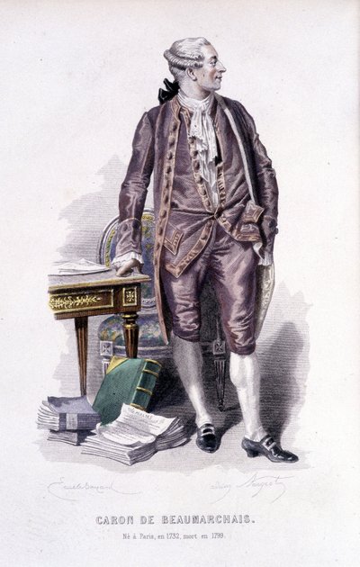 baron z Beaumarchais (1732/1799) od Unknown artist