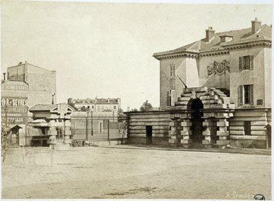 Barrière du Maine - v „Les bariér de Paris“ od Gouviota od Unknown artist