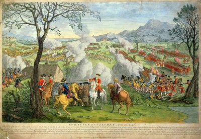 Bitva o Culloden od Unknown artist