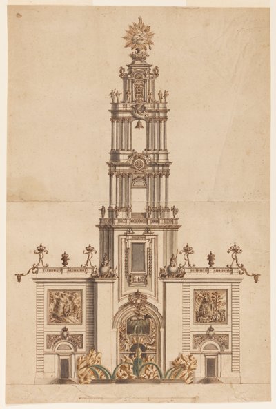Zvonice, pravděpodobně pro Ferdinanda IV. Neapolského od Unknown artist