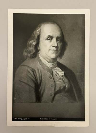 Benjamin Franklin od Unknown artist