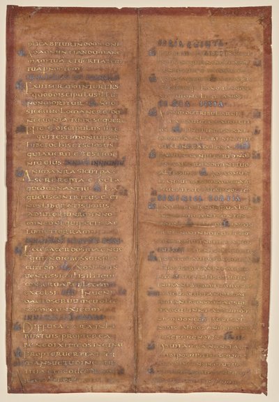 Bifolium vyříznuté z karolínského graduálu (recto) od Unknown artist