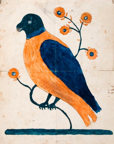 Pták na větvičce od Unknown artist