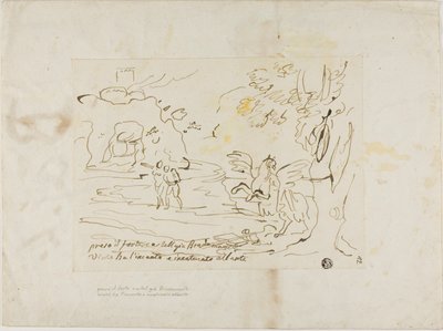 Bradamante Bewitches and Chains Atlanta poblíž pevnosti od Unknown artist