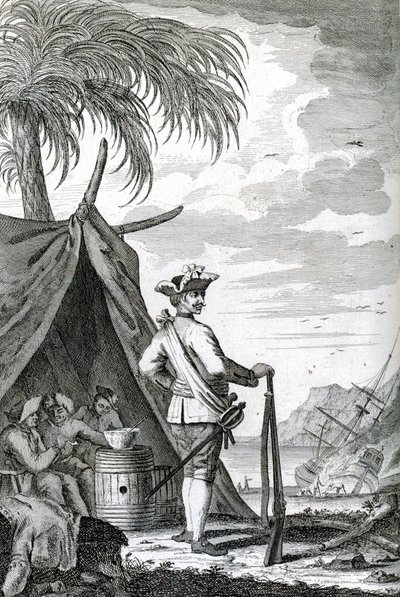 Kapitán George Lowther od Unknown artist