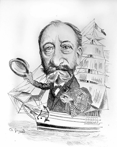 Cartoon on Camille Saint Saens (Saint-Saens) (1835 - 1921), francouzský skladatel. od Unknown artist