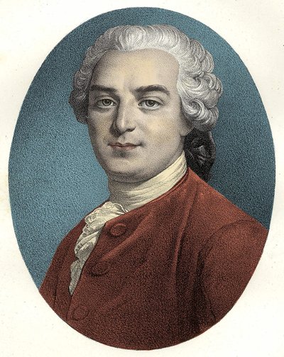 Charles Pinot Duclos (1704-1772) romanopisec a francouzský moralista od Unknown artist