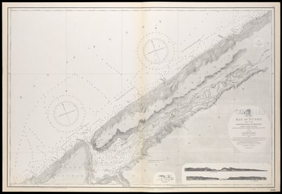 Mapa Nova Scotia, Bay of Fundy, Gullivers Hole to St Croix Bay, poprvé vydaná 10. února 1858 od Unknown artist