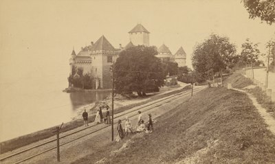 [Hrad Chillon u Ženevského jezera] od Unknown artist