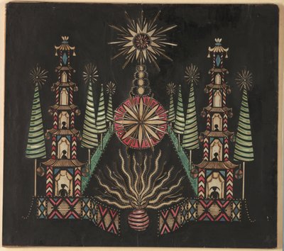 Čínská zahrada od Unknown artist