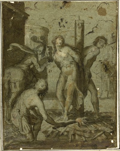 Clorinda zachraňuje Olinda a Sophronii od Unknown artist
