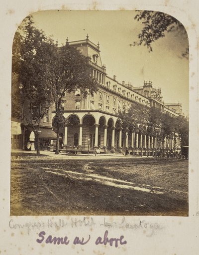 Congress Hall Hotel - Saratoga od Unknown artist