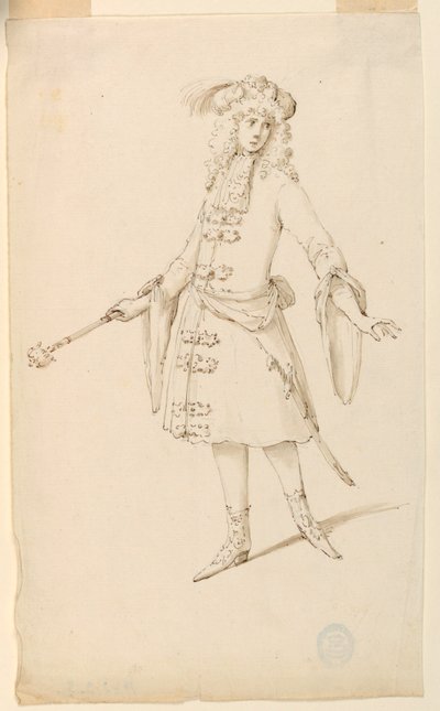 Kostýmní návrh: Šlechtic, král nebo princ pro balet od Unknown artist