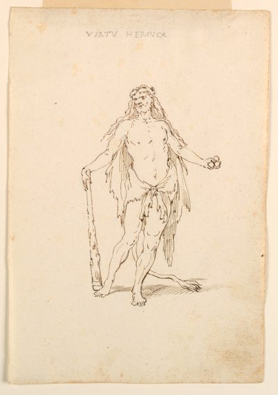 Kostýmní návrh: Heroic Force for a Ballet od Unknown artist