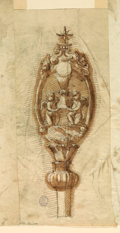 Hřeben procesního štábu od Unknown artist