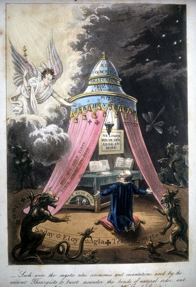 Magický obřad. Kniha z roku 1825. Bibl. Morando, Milane. od Unknown artist