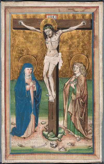 Ukřižování s Pannou Marií a svatým Janem (recto); Svatý Sebald s dárci Paul Volkmayr a Sebald Schreyer (verze) od Unknown artist