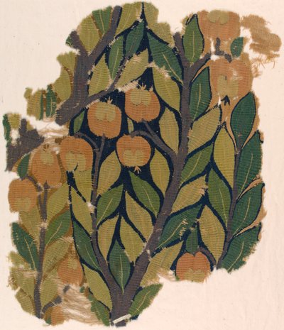 Fragment okraje záclony od Unknown artist
