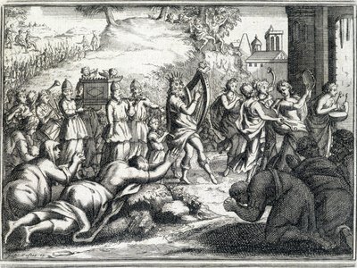 Davidův tanec (Starý zákon). od Unknown artist