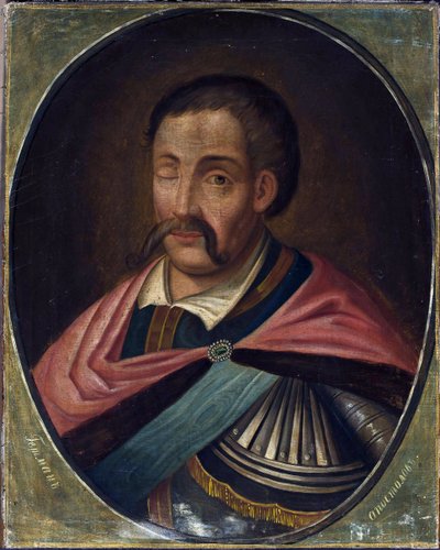 Danylo Apostol - Portrét hejtmana Danylo Apostol (1654-1734), Anonym. Olej na plátně, rozměr : 67x53, počátek 18. stol., Muzeum Narodowe, Varšava od Unknown artist