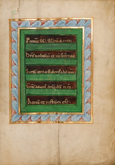 Zdobený incipit od Unknown artist