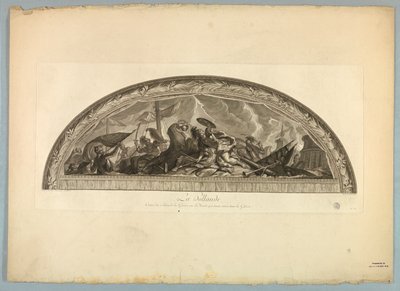 Dekorace od Lebruna a Mignarda na paláci ve Versailles od Unknown artist