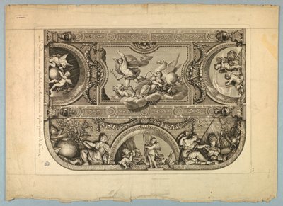 Dekorace LeBrun a Mignard v paláci Versailles od Unknown artist